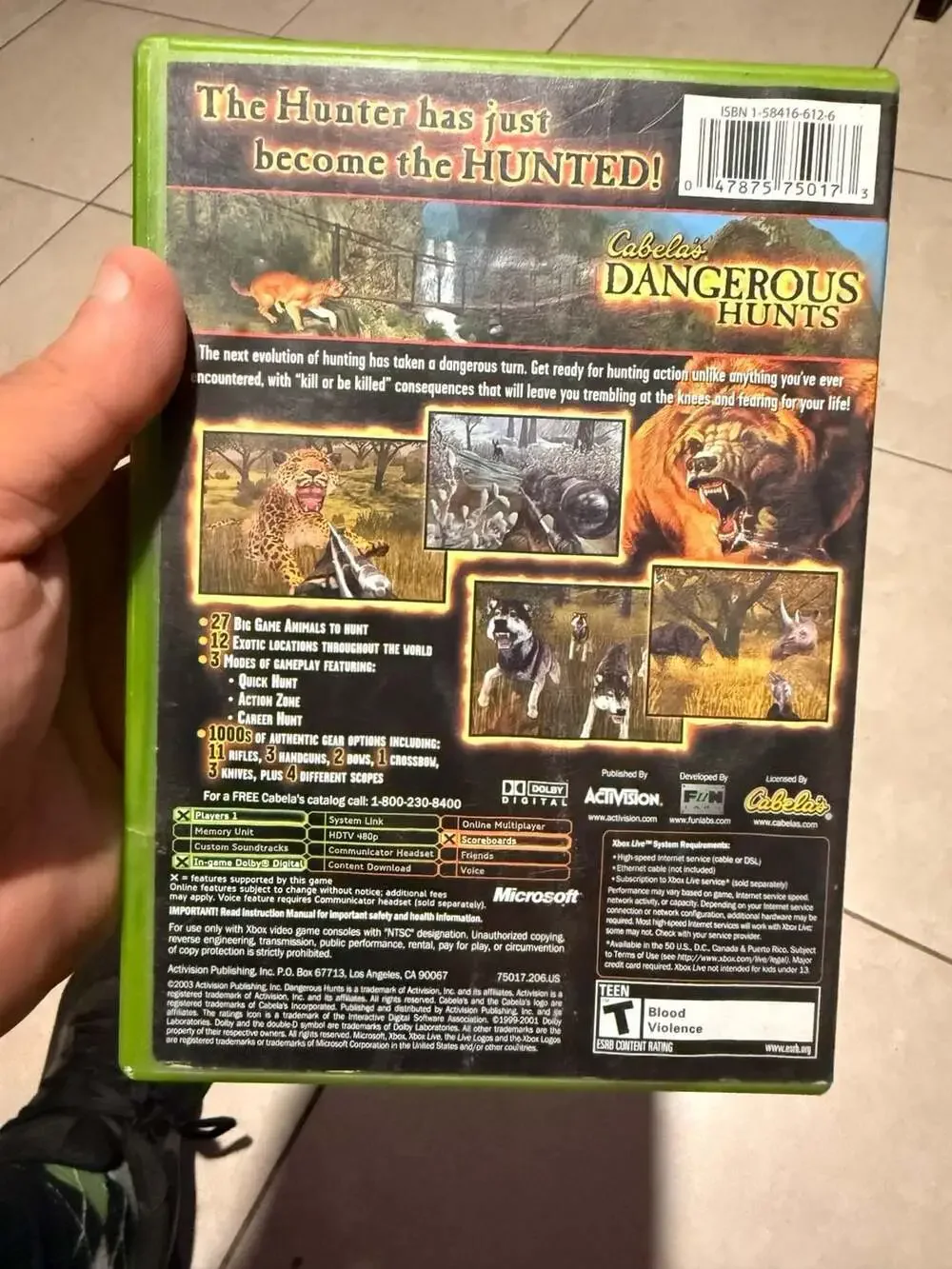 Cabela's Dangerous Hunts - Xbox